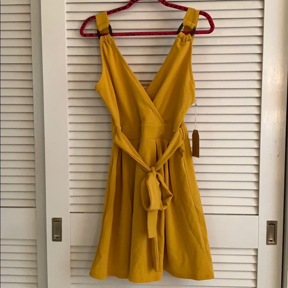 Yellow Mini Dress